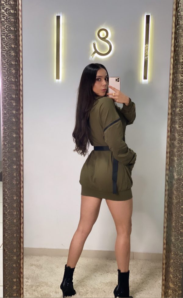 Vestido tipo sudadera - Imagen 2