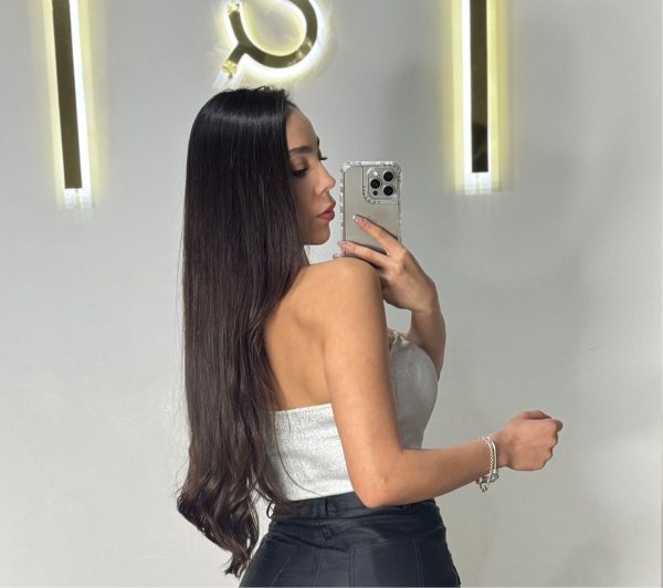 Top strapless con brillo - Imagen 3