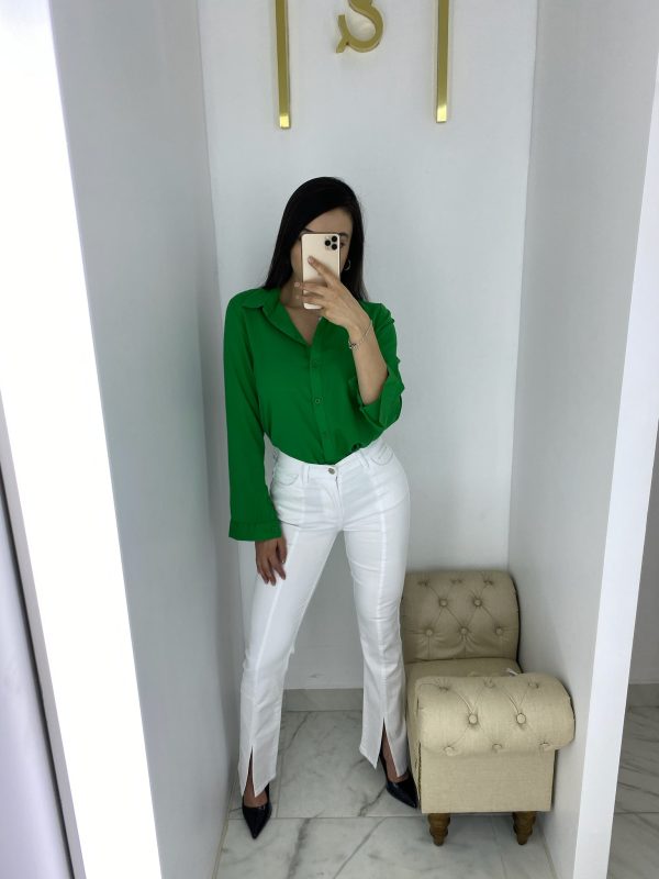 Camisa verde bandera